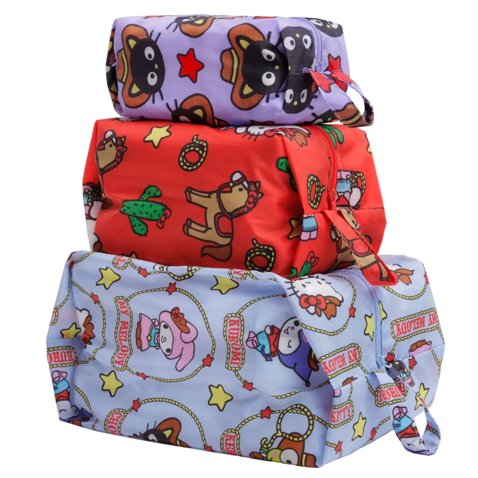 3D Zip Set - Hello Kitty & Friends Western