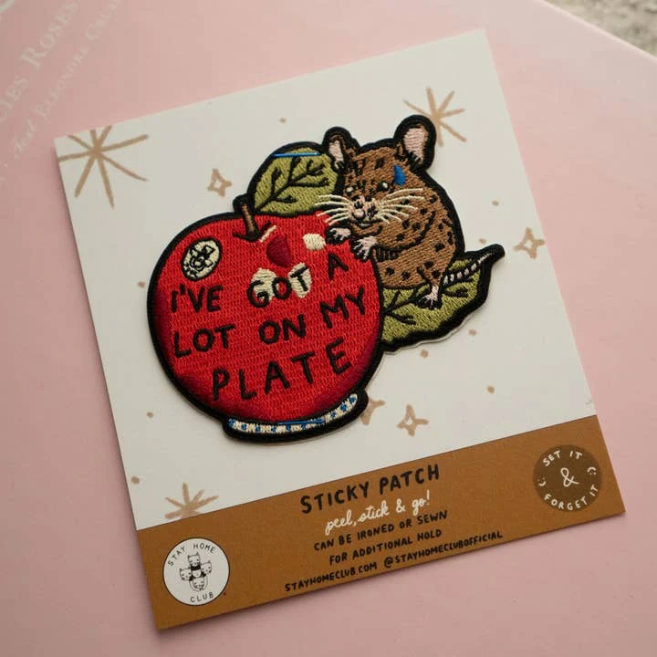 A Lot On My Plate Sticky Patch - Image 2
