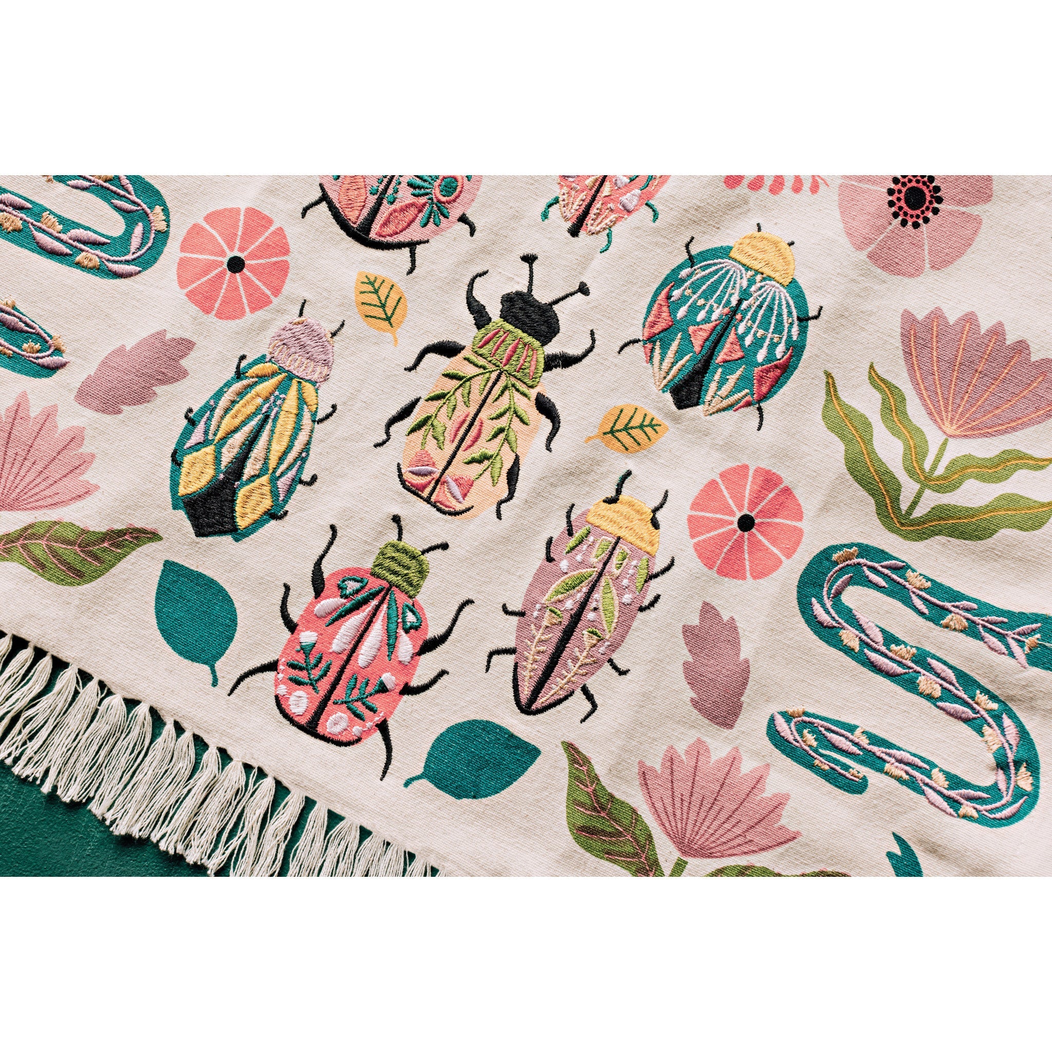 Amulet Embroidered Tea Towel - Image 2