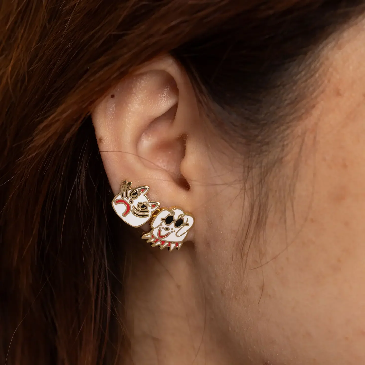 Cat + Dog Earrings - Image 2