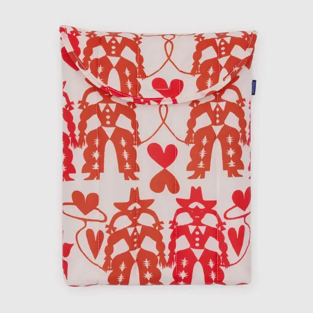 Puffy Laptop Sleeve 13/14"- Cowgirl