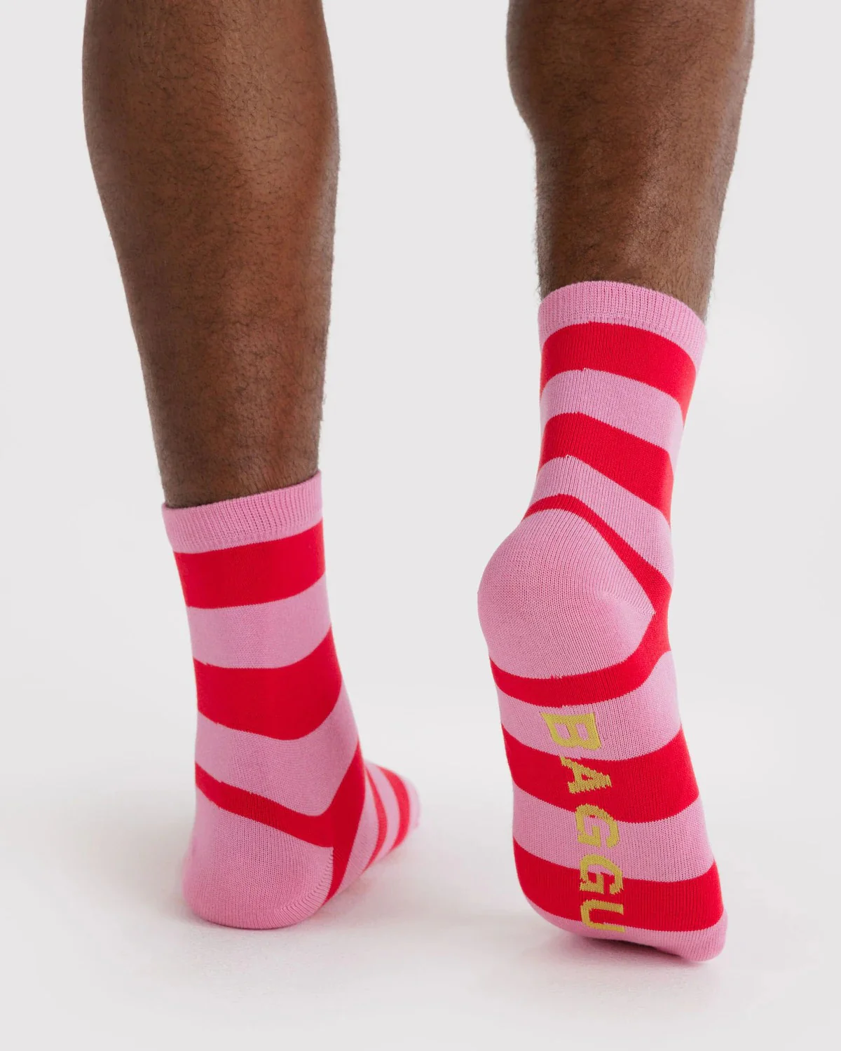 Crew Sock - Pink Stripe - Image 2
