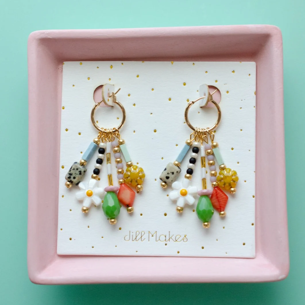 Della Dangle Earrings - Image 2