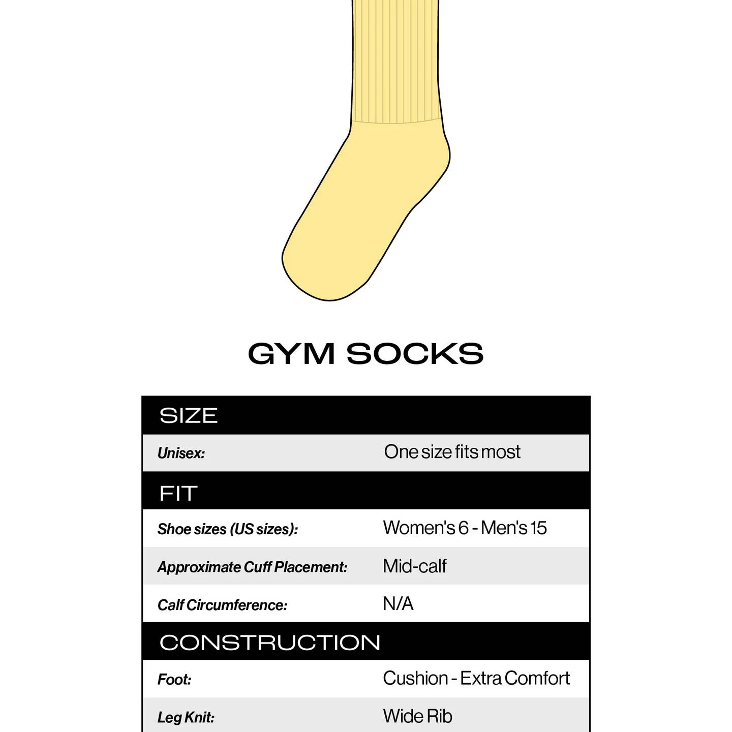 Farts Gym Crew Socks - Image 2