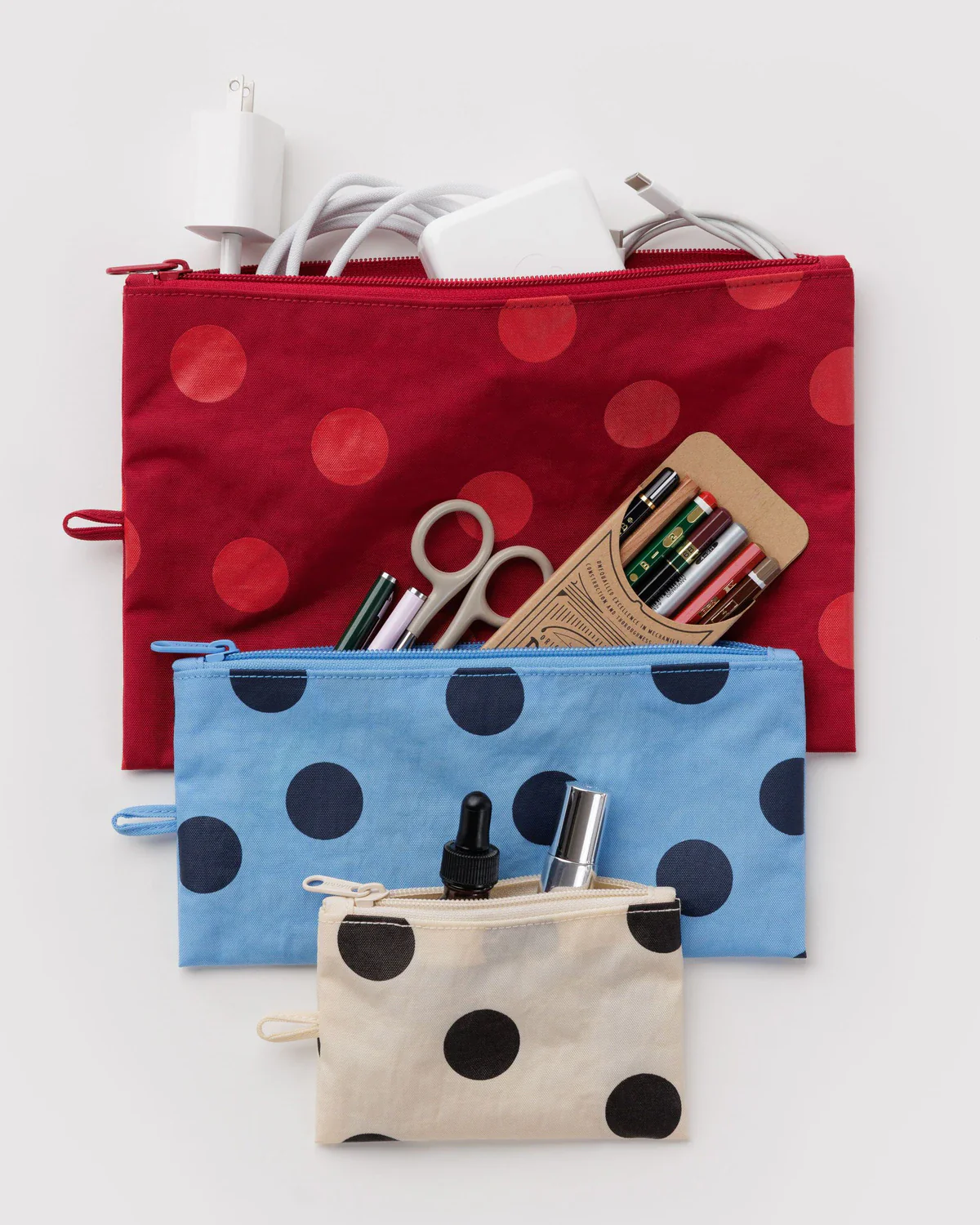 Flat Pouch Set - Polka Dot Mix - Image 2