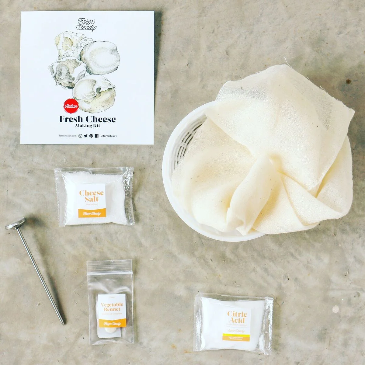 Fresh Italian Cheese Making Kit - Image 2
