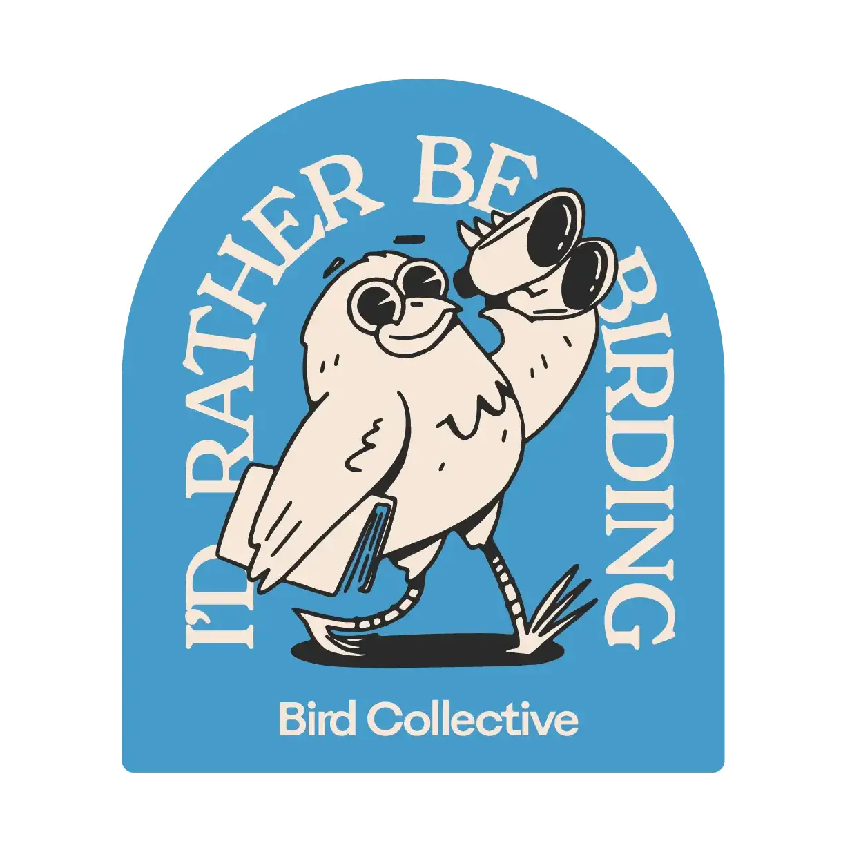 I'd Rather Be Birding Sticker