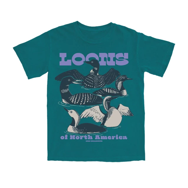 Loons of North America T-Shirt - Teal