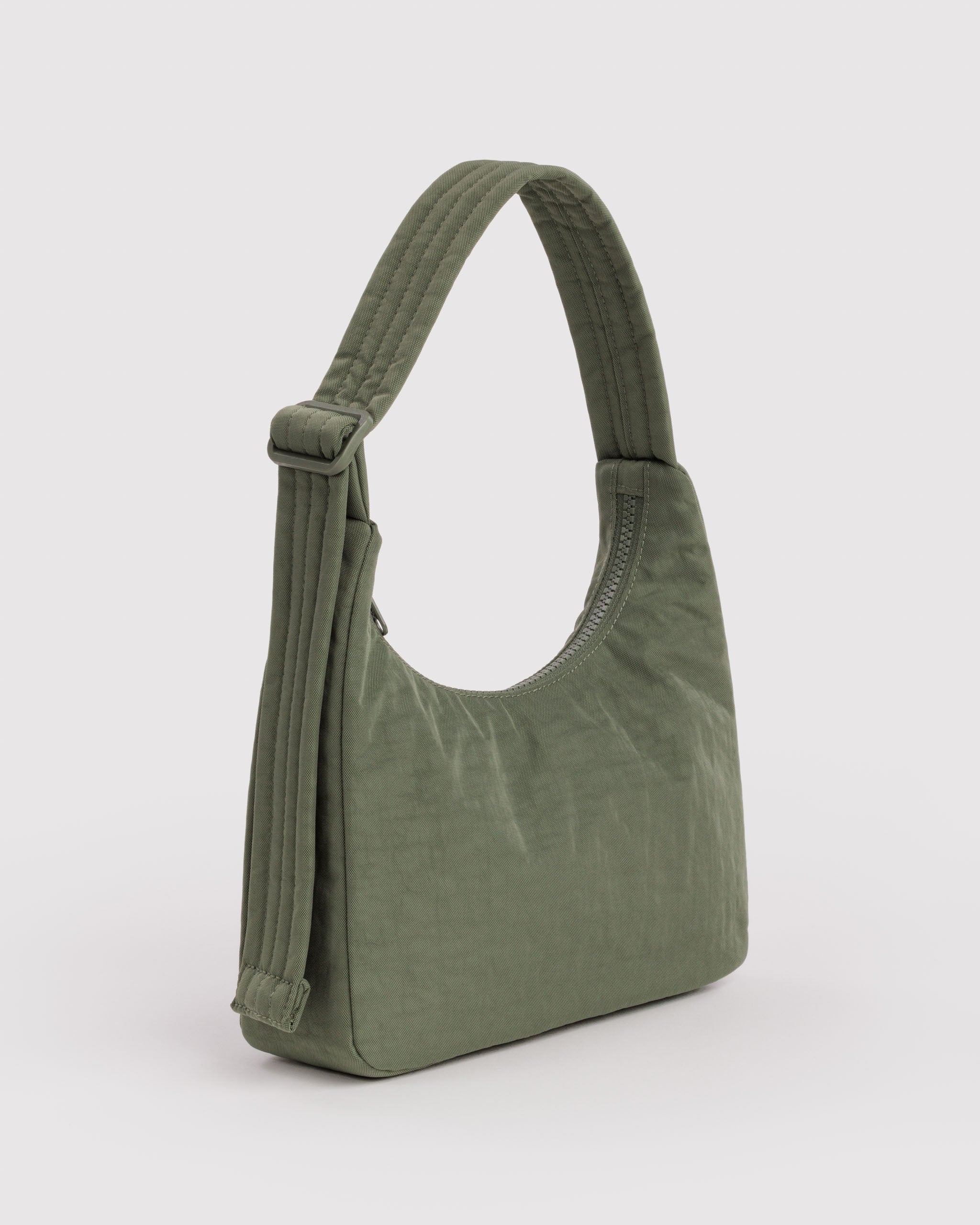 Mini Nylon Shoulder Bag - Caper - Image 2