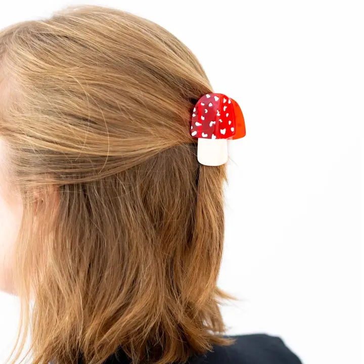 Mushroom Hair Claw Clip Mini