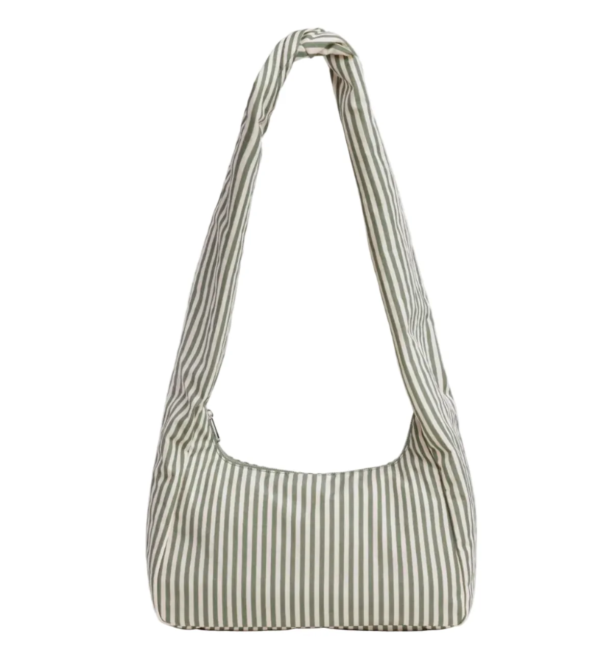 Nylon Meringue Bag - Sage Stripe