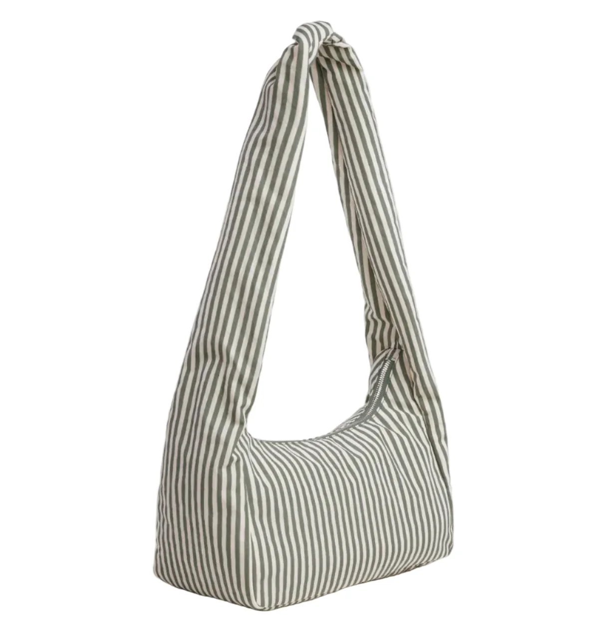 Nylon Meringue Bag - Sage Stripe - Image 3