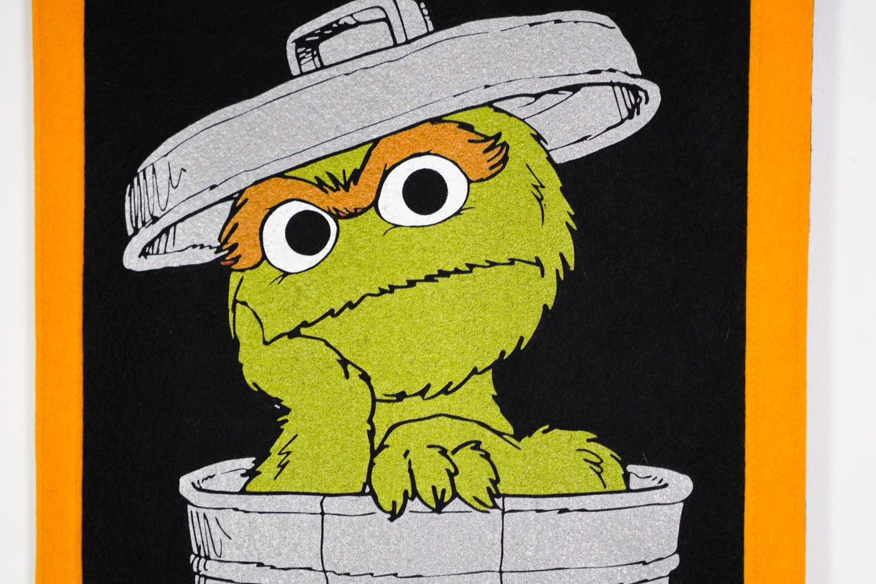 Oscar the Grouch Camp Flag - Image 3