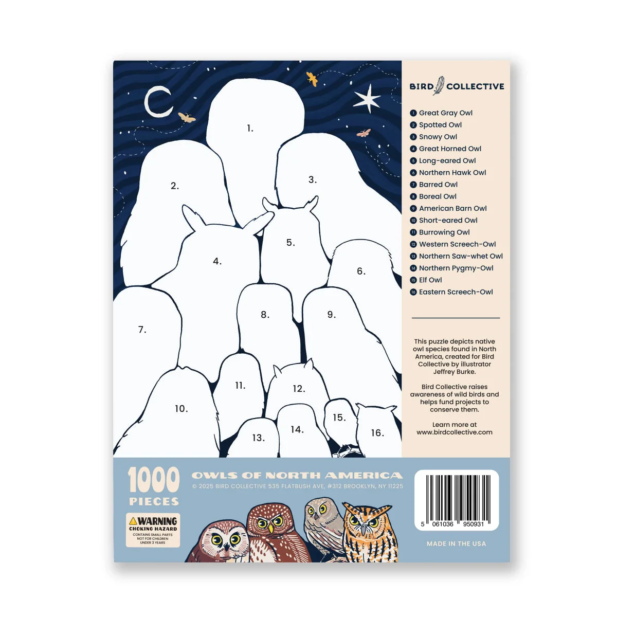 Owls of North America Puzzle - Image 3