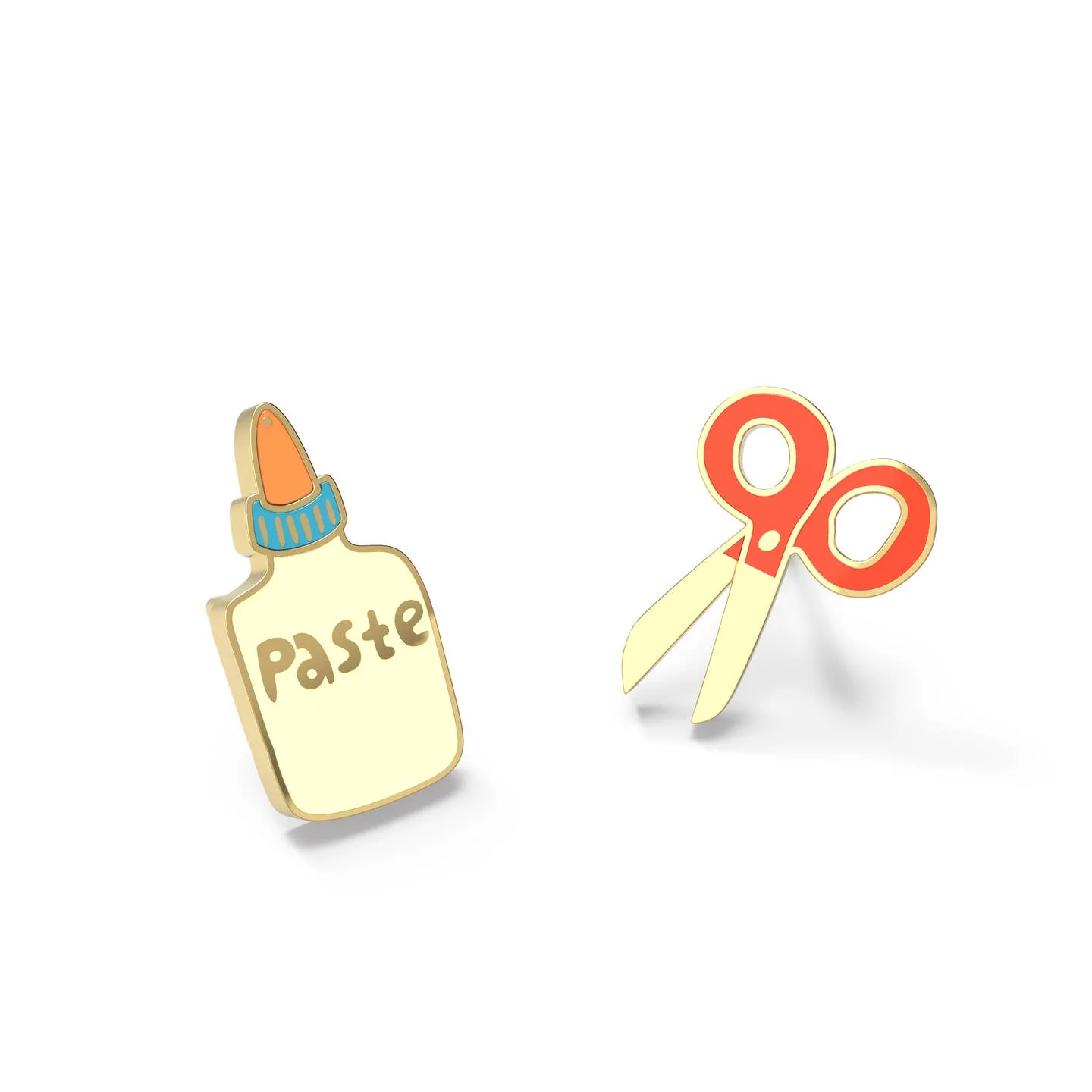 Paste and Scissors Earrings