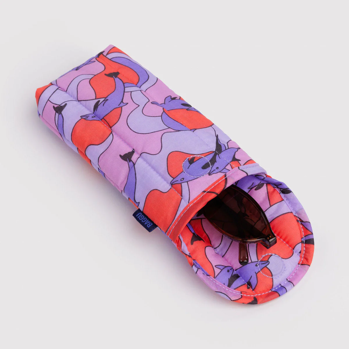 Puffy Glasses Sleeve - Dolphins - Image 2