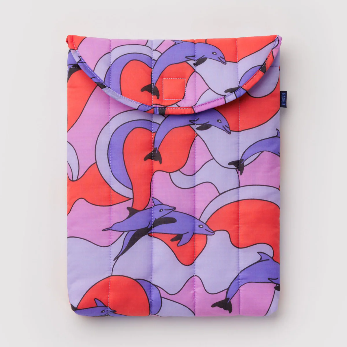 Puffy Laptop Sleeve 13-14" - Dolphins