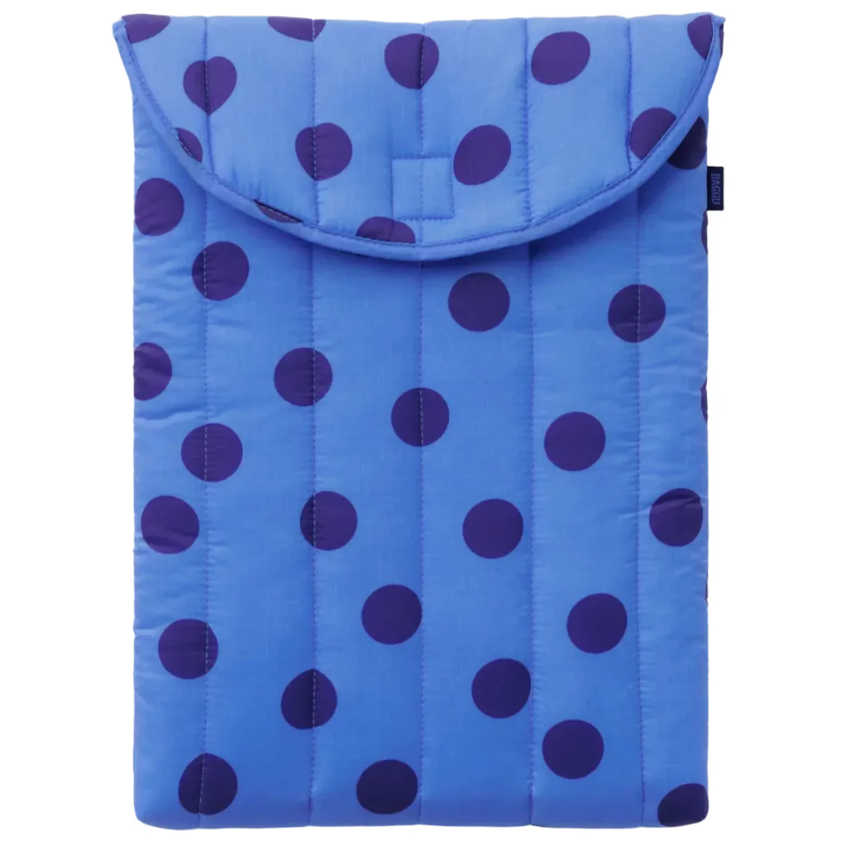 Puffy Laptop Sleeve 16" - Blue Polka Dot