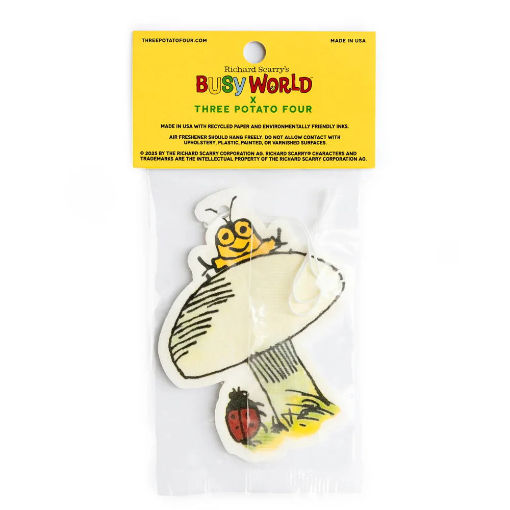 Richard Scarry Goldbug Mushroom Air Freshener - Image 2