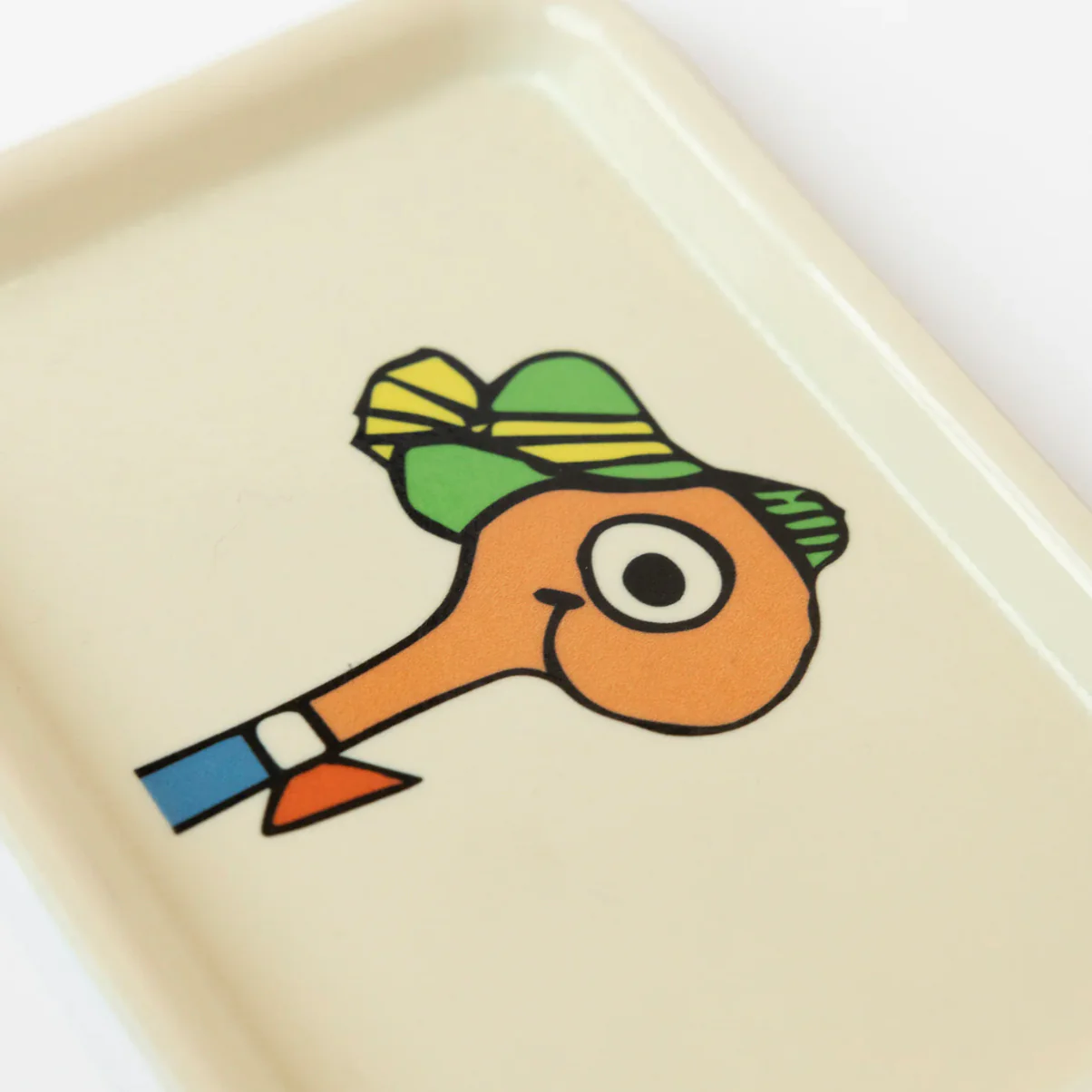 Richard Scarry Lowly Worm Bust Vintage- Style Tray - Image 2
