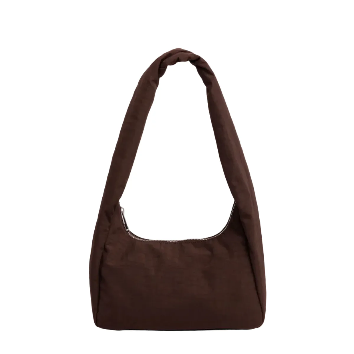 Small Nylon Meringue Bag - Coffee