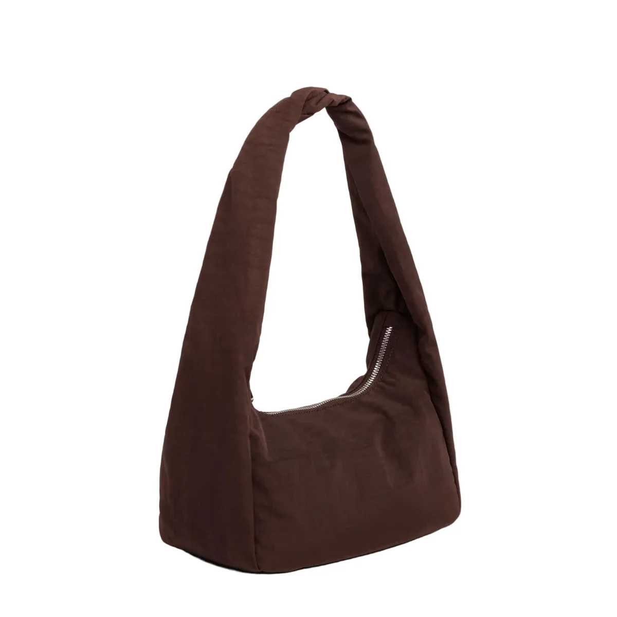 Small Nylon Meringue Bag - Coffee - Image 3