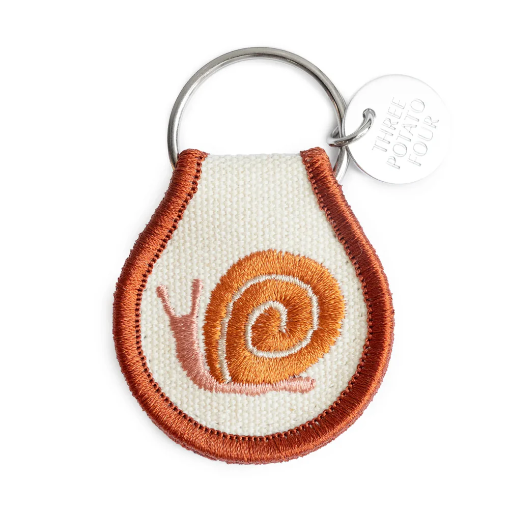 Snail Patch Keychain