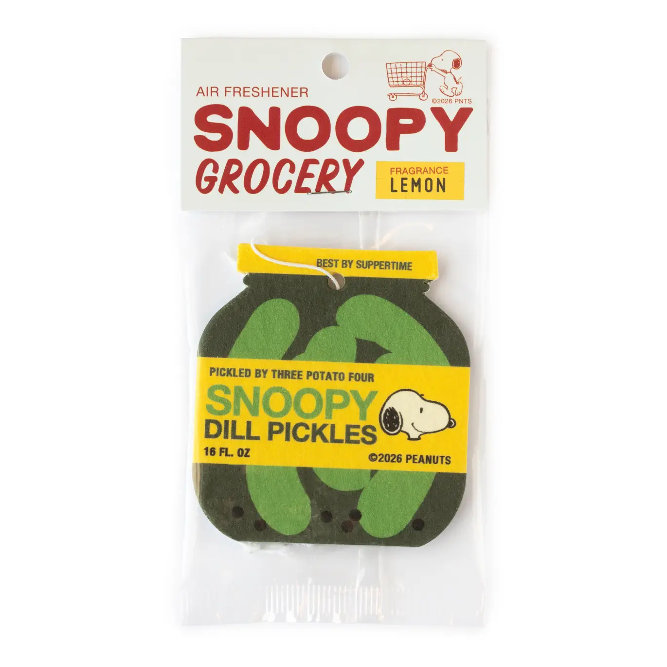 Snoopy Pickle Jar Air Freshener