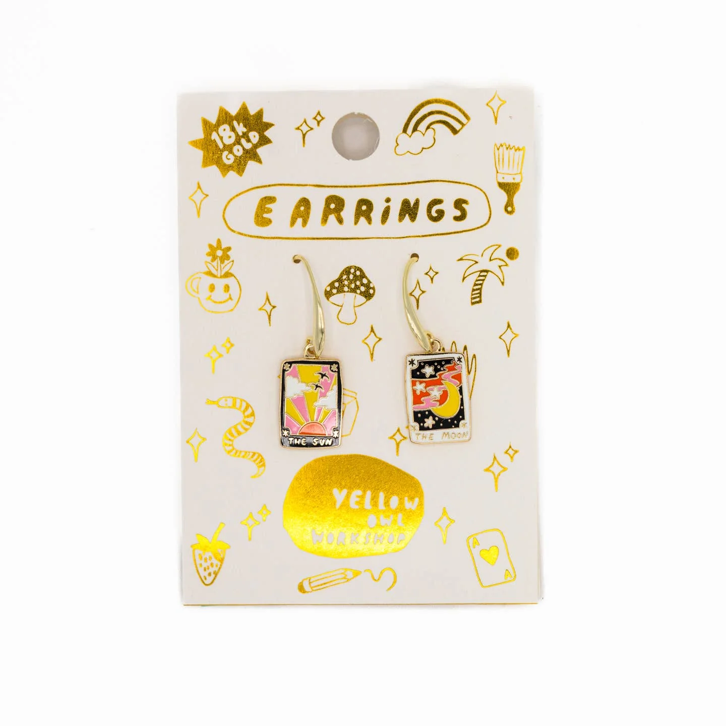 Sun & Moon Tarot Earrings - Image 2