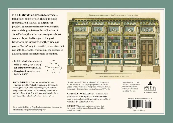 The Library 1,000 Piece Puzzle - Image 2