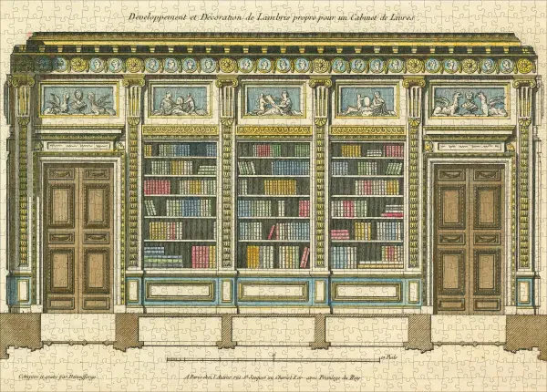 The Library 1,000 Piece Puzzle - Image 4