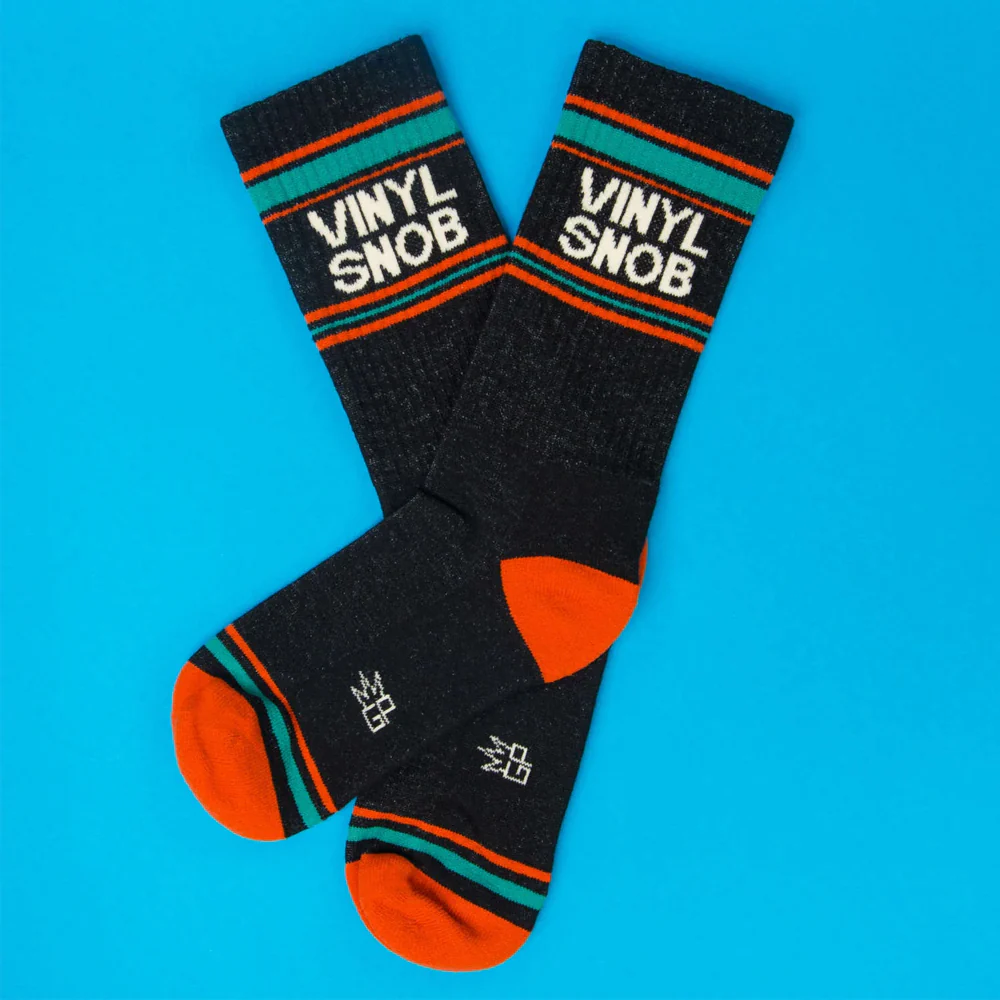 Vinyl Snob Gym Crew Socks - Image 2