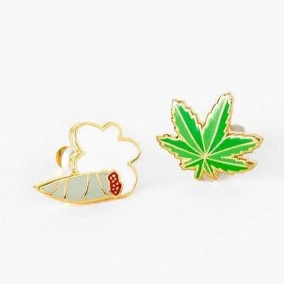 Weed Earrings