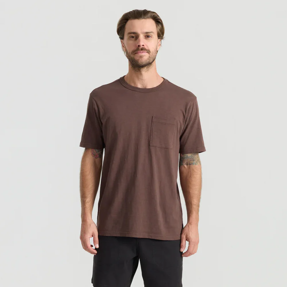 Well Worn Organic Tee Cocoa - Image 3